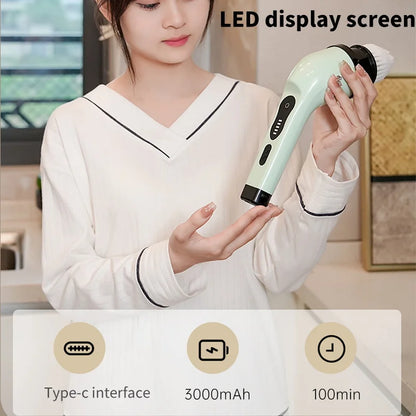 Cleanova Pro Spin Scrubber — 9-in-1 Electric Cleaning Brush
