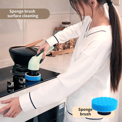 Cleanova Pro Spin Scrubber — 9-in-1 Electric Cleaning Brush
